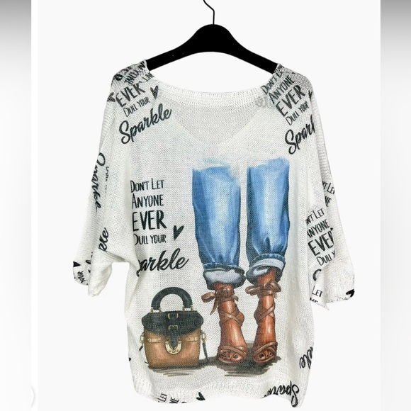 MADE IN ITALY COTTON OVERSIZED TUNIC - Picture 1 of 1